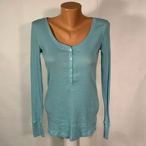 Victoria’s Secret long sleeve ribbed lounge top medium new